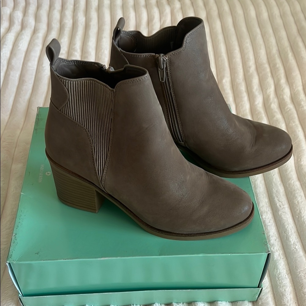 Taupe Ankle Boots